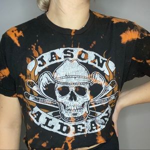 Jason aldean burn it down tour crop shirt